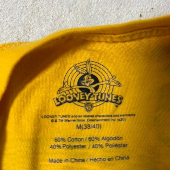 Vintage Looney Tunes Long Sleeve Shirt Bugs Bunny Tweety Sylvester Graphic Tee - Picture 2 of 3